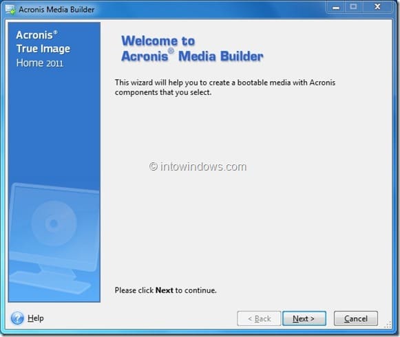 Загрузите Acronis True Image с USB-накопителя. Шаг 2.