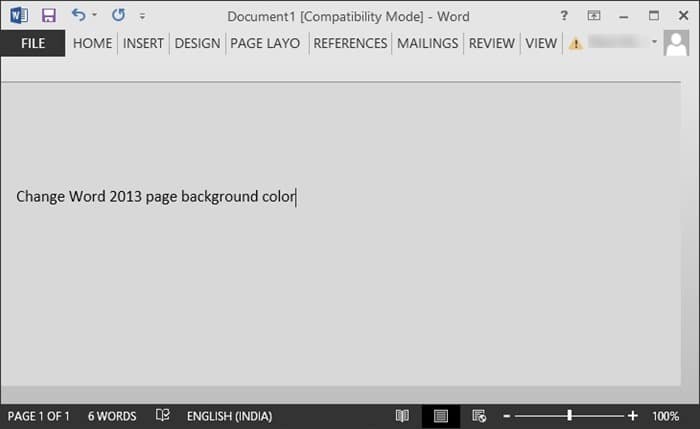 Изменение цвета фона страницы в Microsoft Office Word 2013 и 2010
