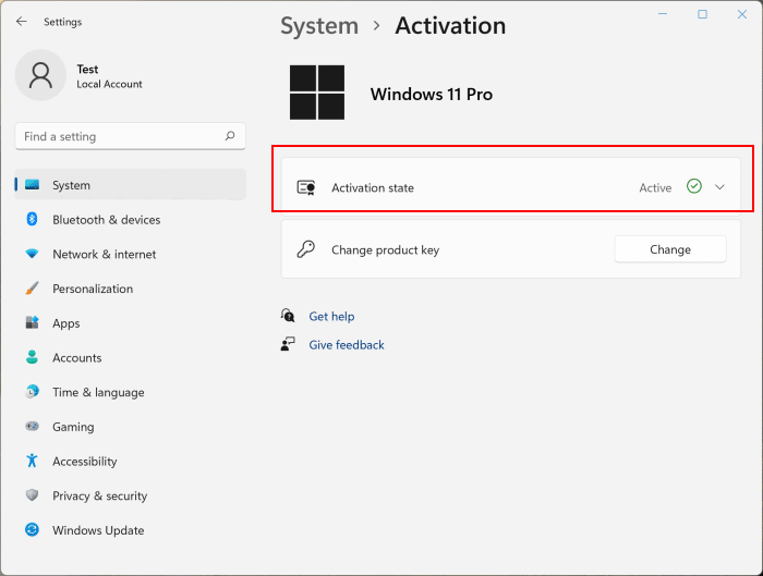 Проверьте статус активации Windows 11, рис.2