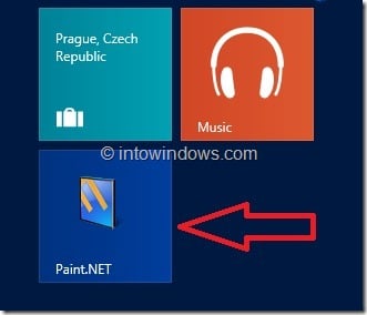 Настройка стартового экрана в Windows 8 Шаг 3