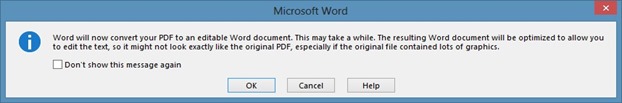 Редактирование PDF в Office 2013 Изображение 1