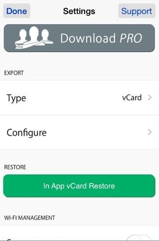 Экспортируйте фотографии iPhone в формате CSV или vCard, шаг 04.