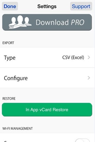 Экспортируйте фотографии iPhone в формате CSV или vCard, шаг 05.