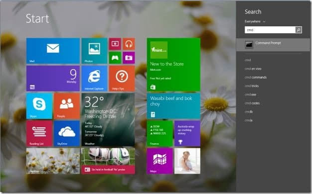 Как вернуть начальный экран Windows 8.1 к настройкам по умолчанию