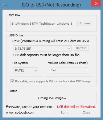 ISO на USB в изображение