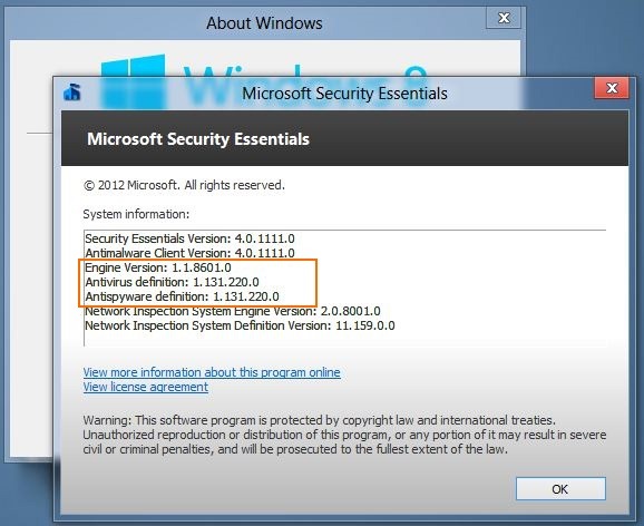 Установите Microsoft Security Essentials в Windows 8. Руководство2.