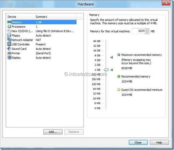 Установите Windows 8 на VMware Player 4 Step99 (FILEminimizer)