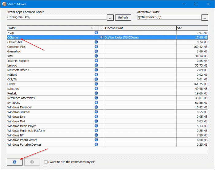 Переместите установленные программы на другой диск в Windows 10, шаг 07.