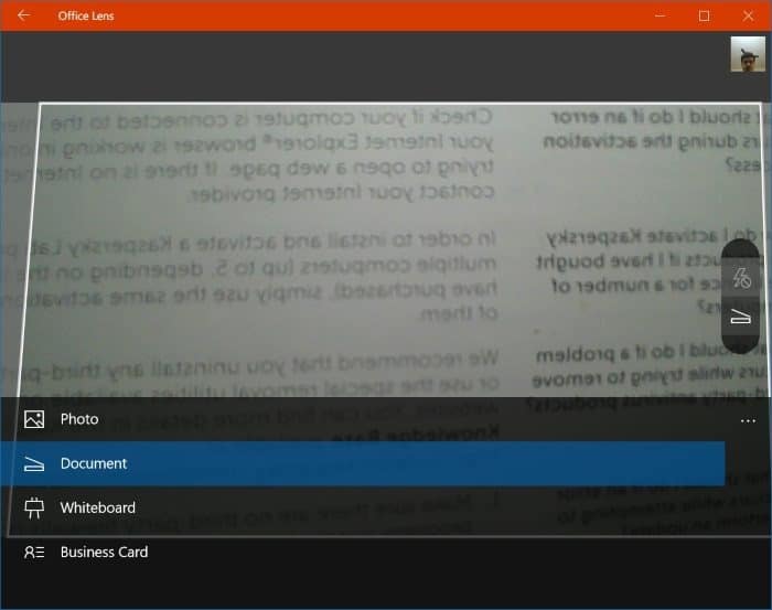Office Lens — это Camscanner для Windows 10 pic5