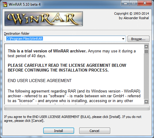 Откройте или извлеките файл RAR в Windows с помощью WinRAR image2