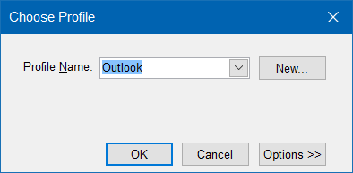 Outlook 2016 зависает при обработке, начиная загрузку профиля, шаг 3