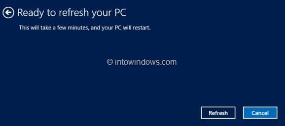 Обновите Windows 8 PC01.