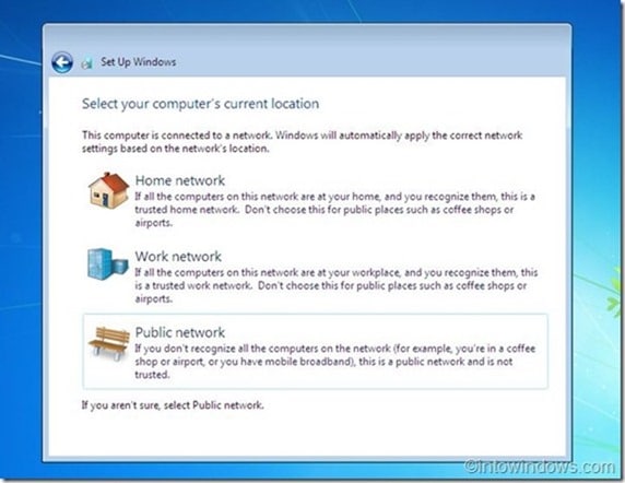 Переустановите Windows 7 без ключа продукта, шаг 14.