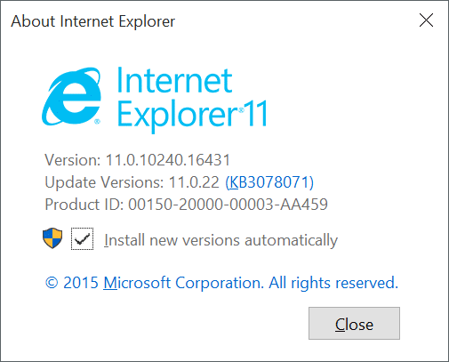 Удалить Internet Explorer из руководства Windows 10