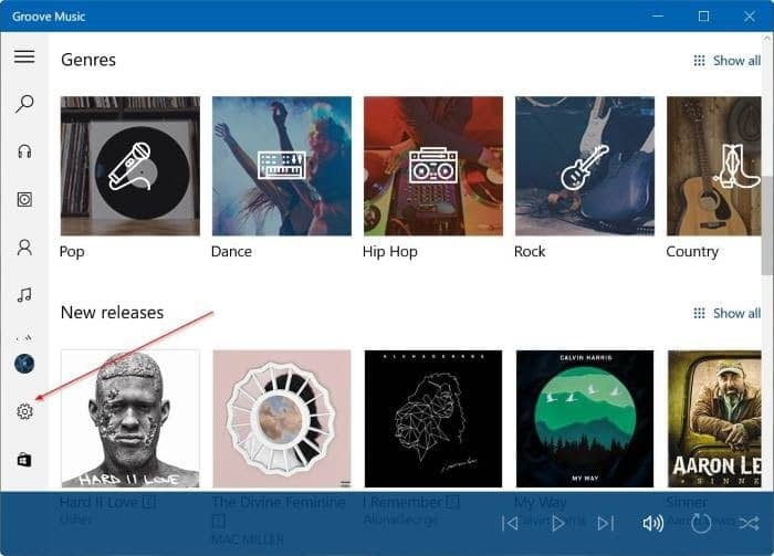 Сброс Groove Music в Windows 10 рис.2