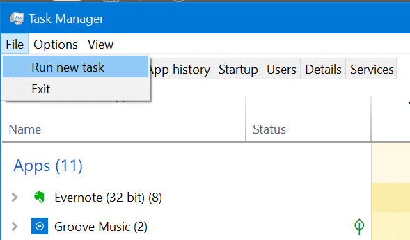 Перезапустите проводник Windows в Windows 10 pic5