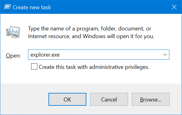 Перезапустите проводник Windows в Windows 10 pic6