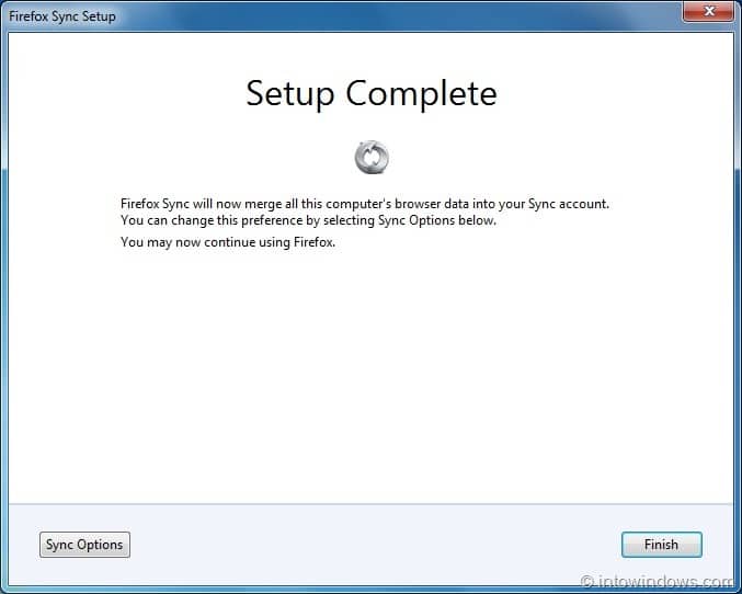 Setup Firefox Sync Step101