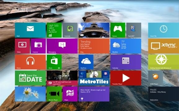 Стартовый экран в Windows 8.