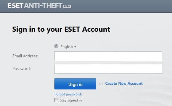 Отследите украденный ноутбук с помощью ESET Anti Theft 44