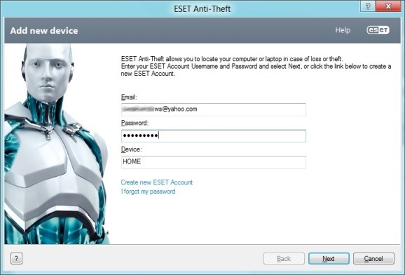 Отследите украденный ноутбук с помощью ESET Anti Theft First