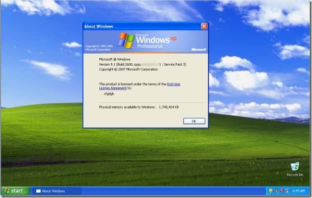 Обновите Windows XP до Windows 8.1 без потери личных файлов