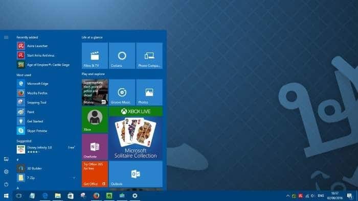 Юбилейное обновление Windows 10