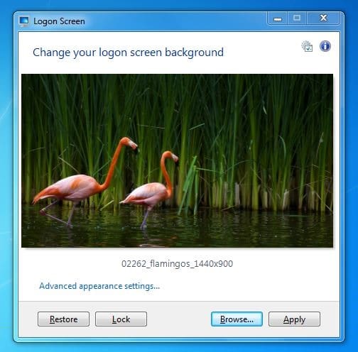 Смена фона экрана блокировки Windows 7, изображение 4