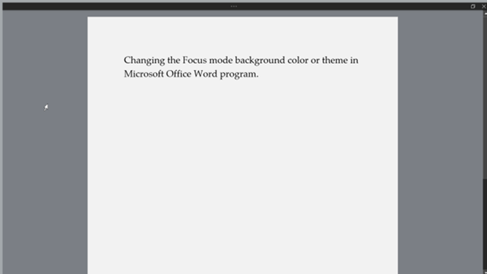 изменить цвет фона режима фокусировки в Office Word pic6