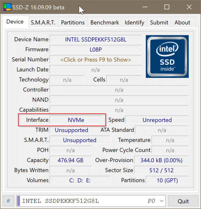 проверьте, есть ли на вашем компьютере твердотельный накопитель NVMe или твердотельный накопитель SATA в Windows 10 рис.8