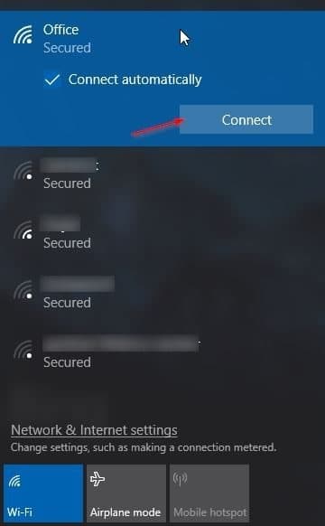 подключите ПК с Windows 10 к сети Wi-Fi без ввода пароля pic2