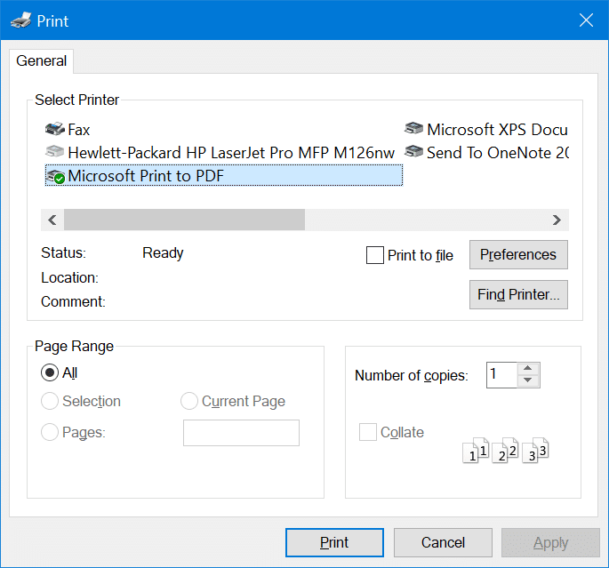 конвертировать изображения JPEG и PNG в PDF в Windows 10 pic2.1