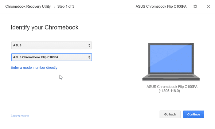 создать диск восстановления Google Chrome в Windows 10 pic5