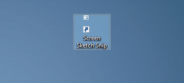 создать ярлык эскиза экрана на рабочем столе в Windows 10 pic3