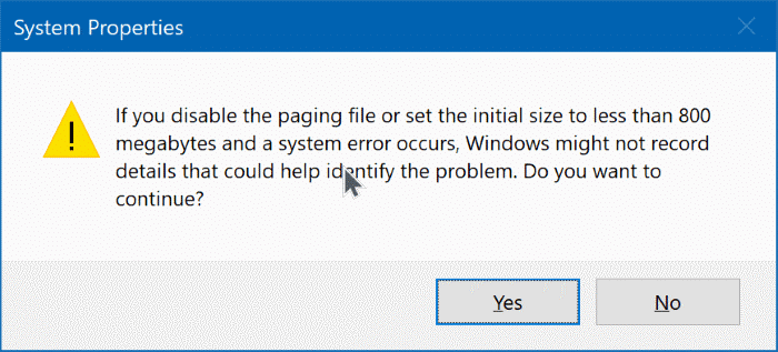 удалить pagefile.sys в Windows 10 pic4