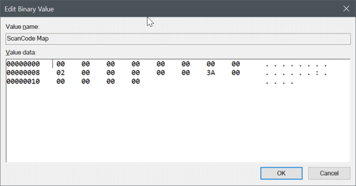 отключить клавишу Capslock в Windows 10 рис.2