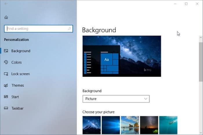 отключить Fluent Design в Windows 10 pic2