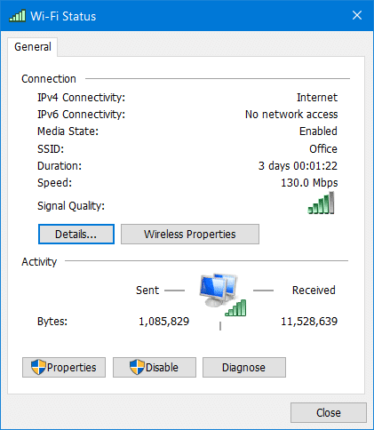 отключить Wi-Fi при подключении кабеля Ethernet в Windows 10 pic4