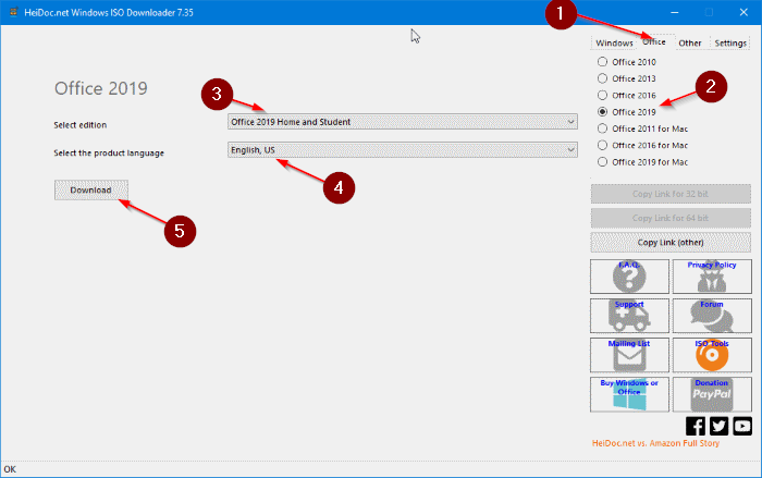 скачать ISO-установку Office 2019 от Microsoft pic1