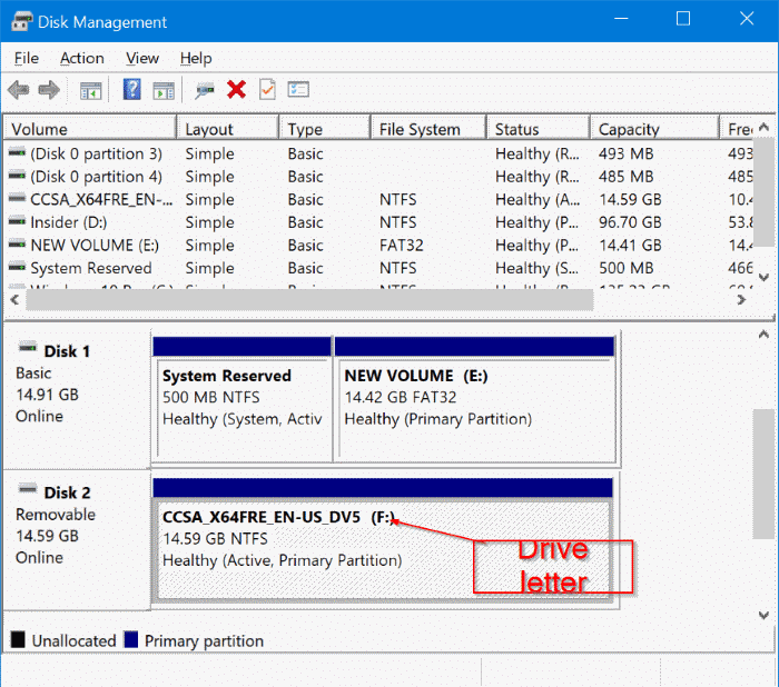 внешний USB-накопитель не отображается в проводнике в Windows 10 pic2