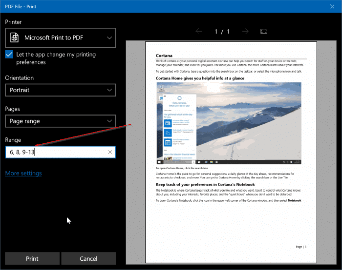 извлекать страницы из PDF в Windows 10 pic3