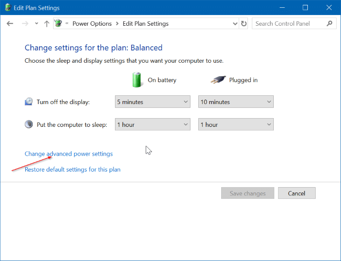 перевести Windows 10 в спящий режим при низком заряде батареи pic3