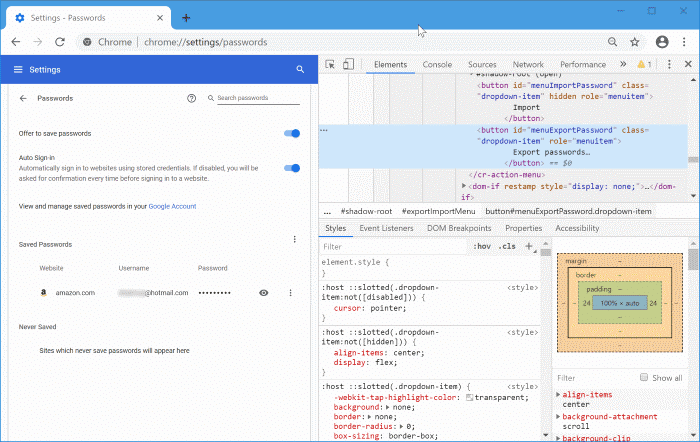 импортировать пароли в Chrome из файла CSV pic4