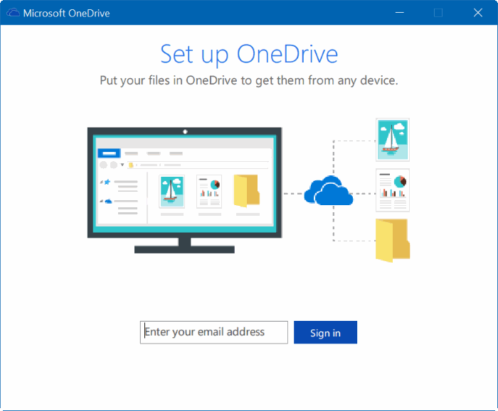 переместить папку onedrive в Windows 10, шаг 11