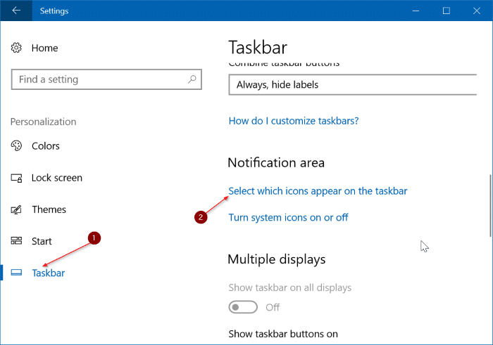 Значок onedrive отсутствует на панели задач Windows 10, рис.2