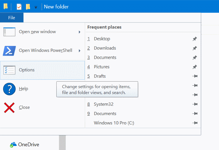 открывать файлы и папки одним щелчком мыши в Windows 10 рис.2