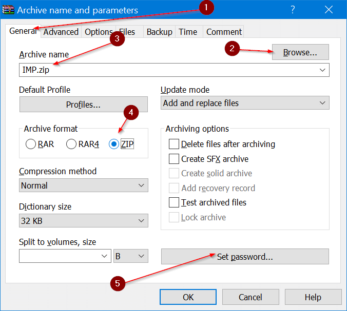 защитить текстовый файл паролем в Windows 10 pic9