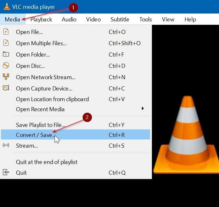 записать экран Windows 10 с помощью VLC Media Player pic1