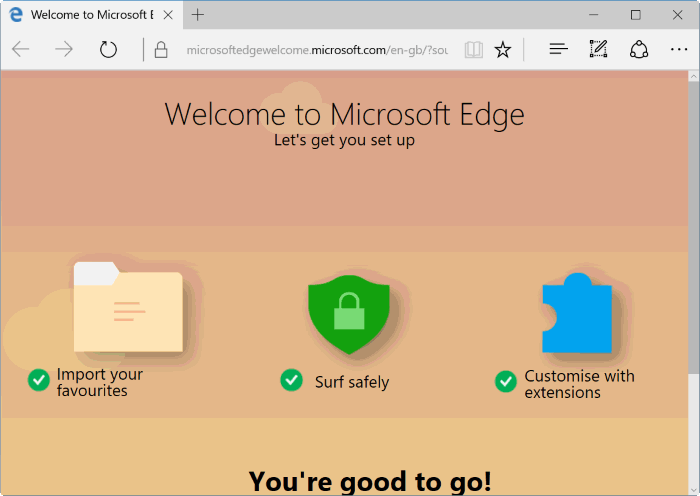 сбросить Microsoft Edge в Windows 10