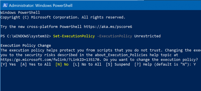 сбросить поиск Windows 10 через powershell pic4